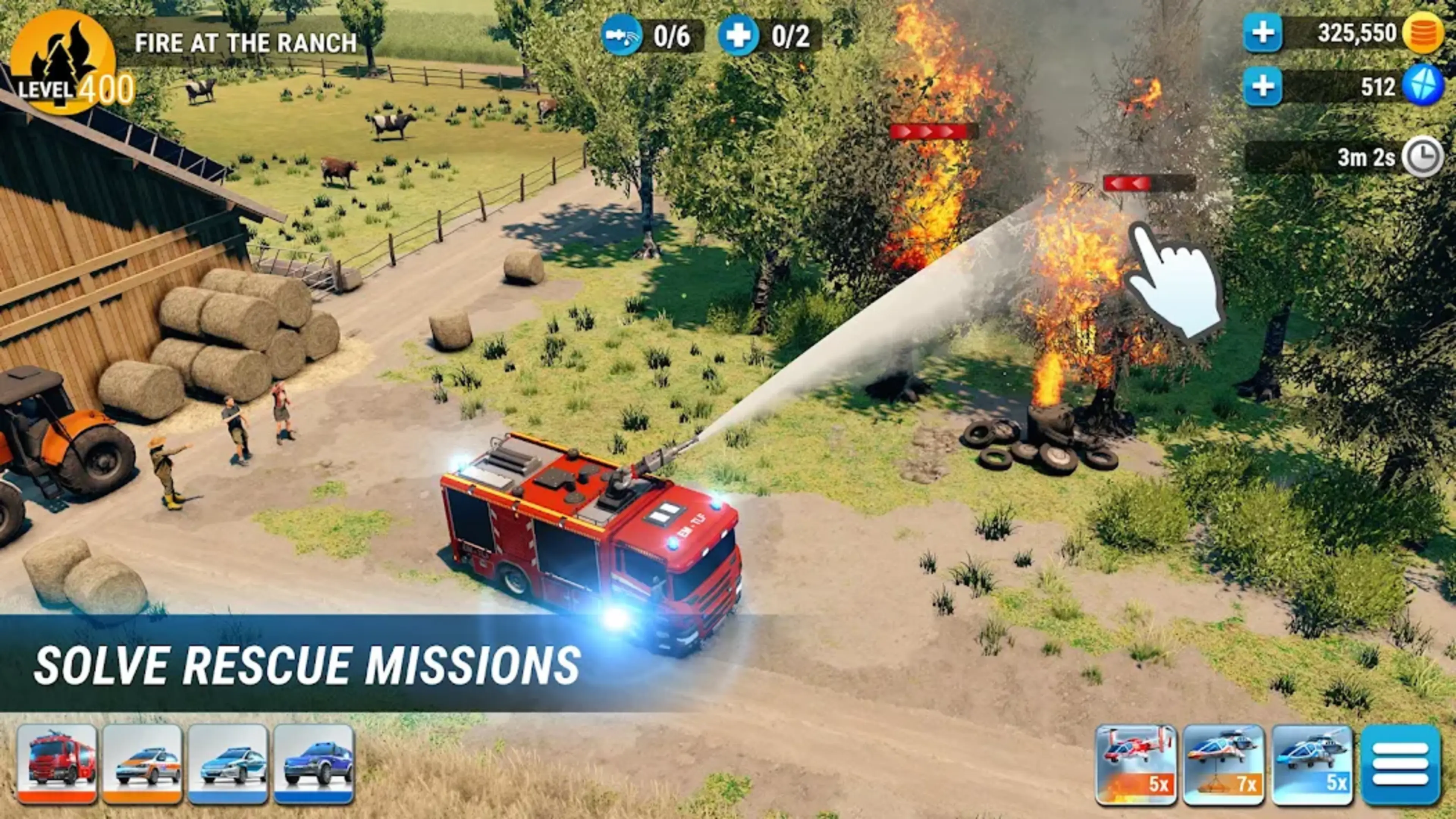 Solve rescue missions
